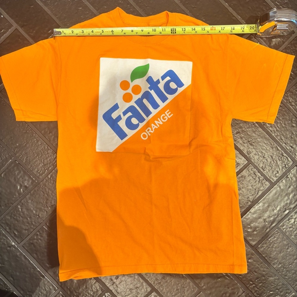 Men’s Medium 2018 vintage inspired Fanta Orange T-Shirt by Cocoa Cola. - Picture 3 of 7